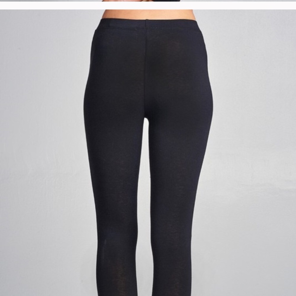 SEXY BLACK MESH CUT OUT LEGGINGS - Picture 5 of 6